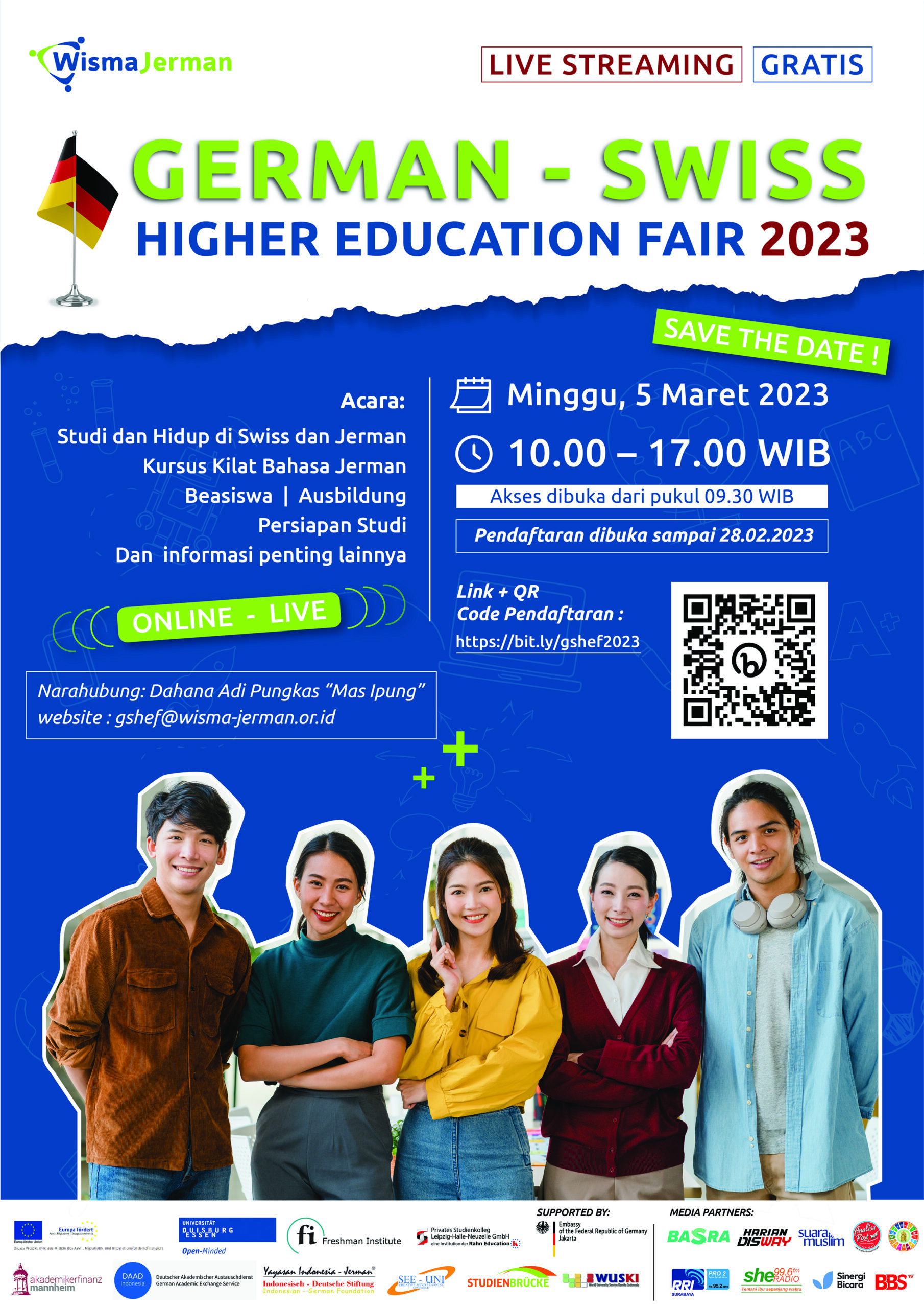 GSHEF 2023 (German Swiss Higher Education Fair)